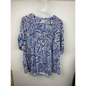 Kim Rogers Blue Paisley 3x